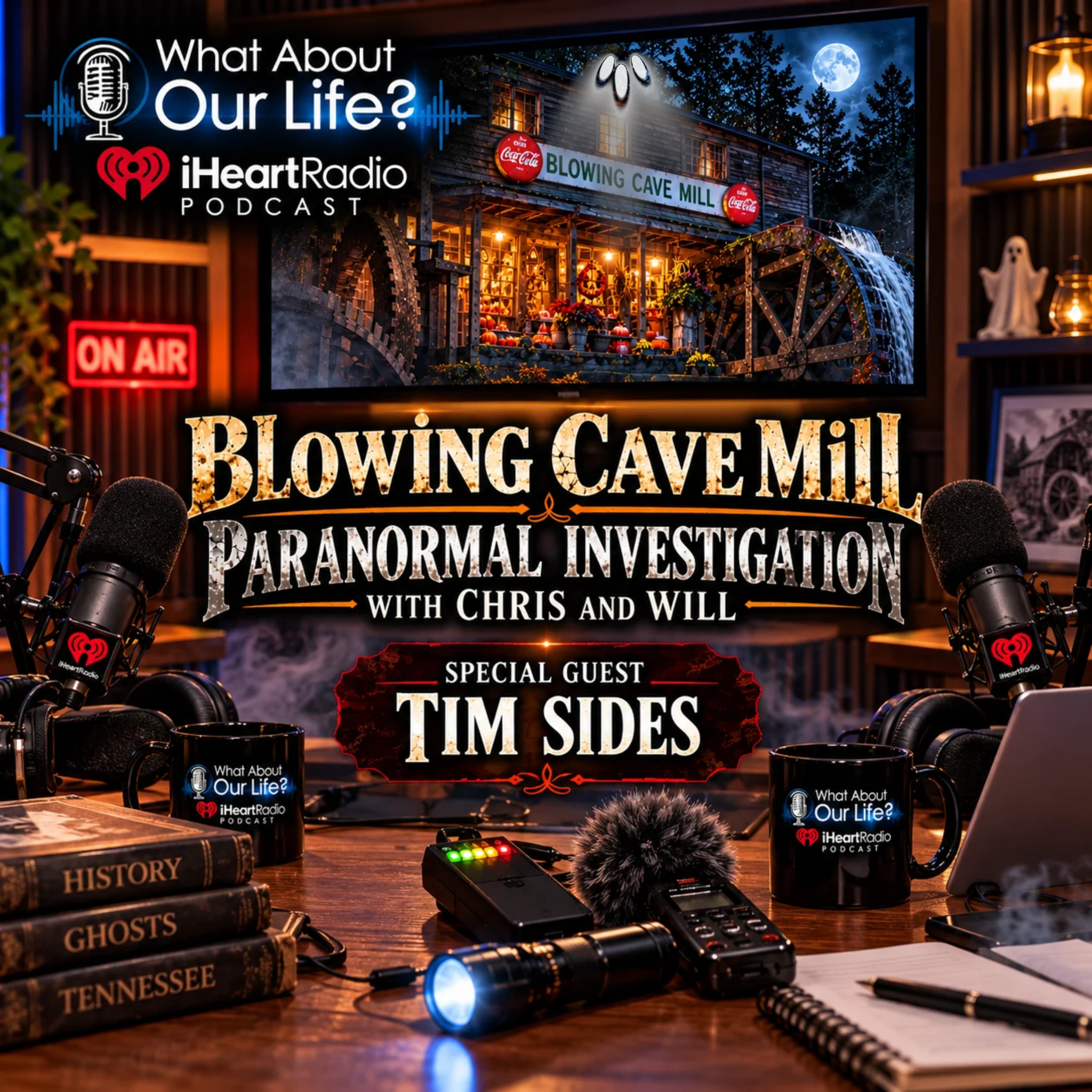 Paranormal Investigation at Blowing Cave Mill with Chris and Will and special guest Tim Sides